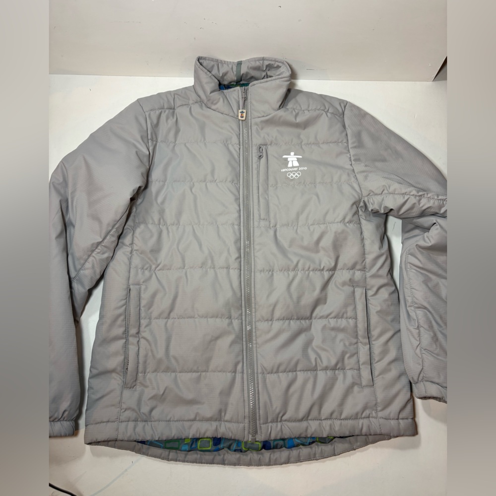 Men's Gray Puffer Jacket from the 2010 Winter Olympics